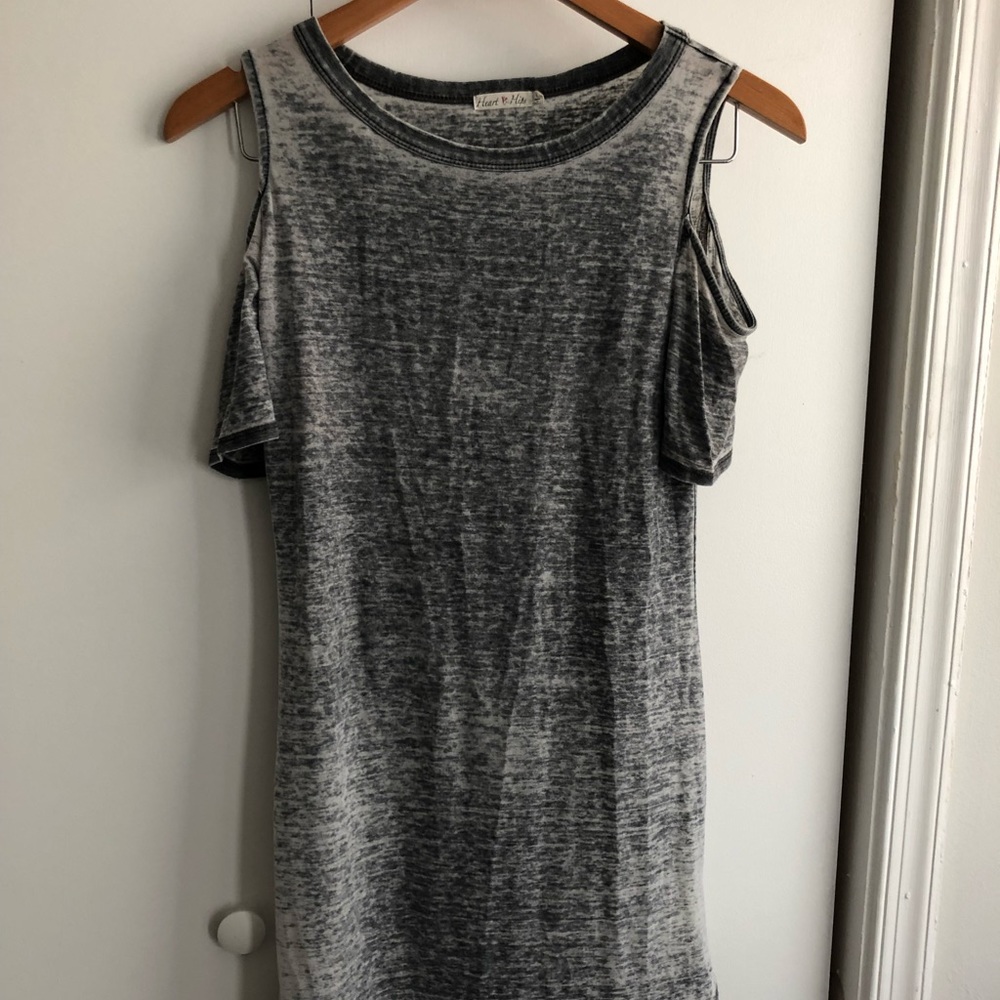 Cold shoulder dress